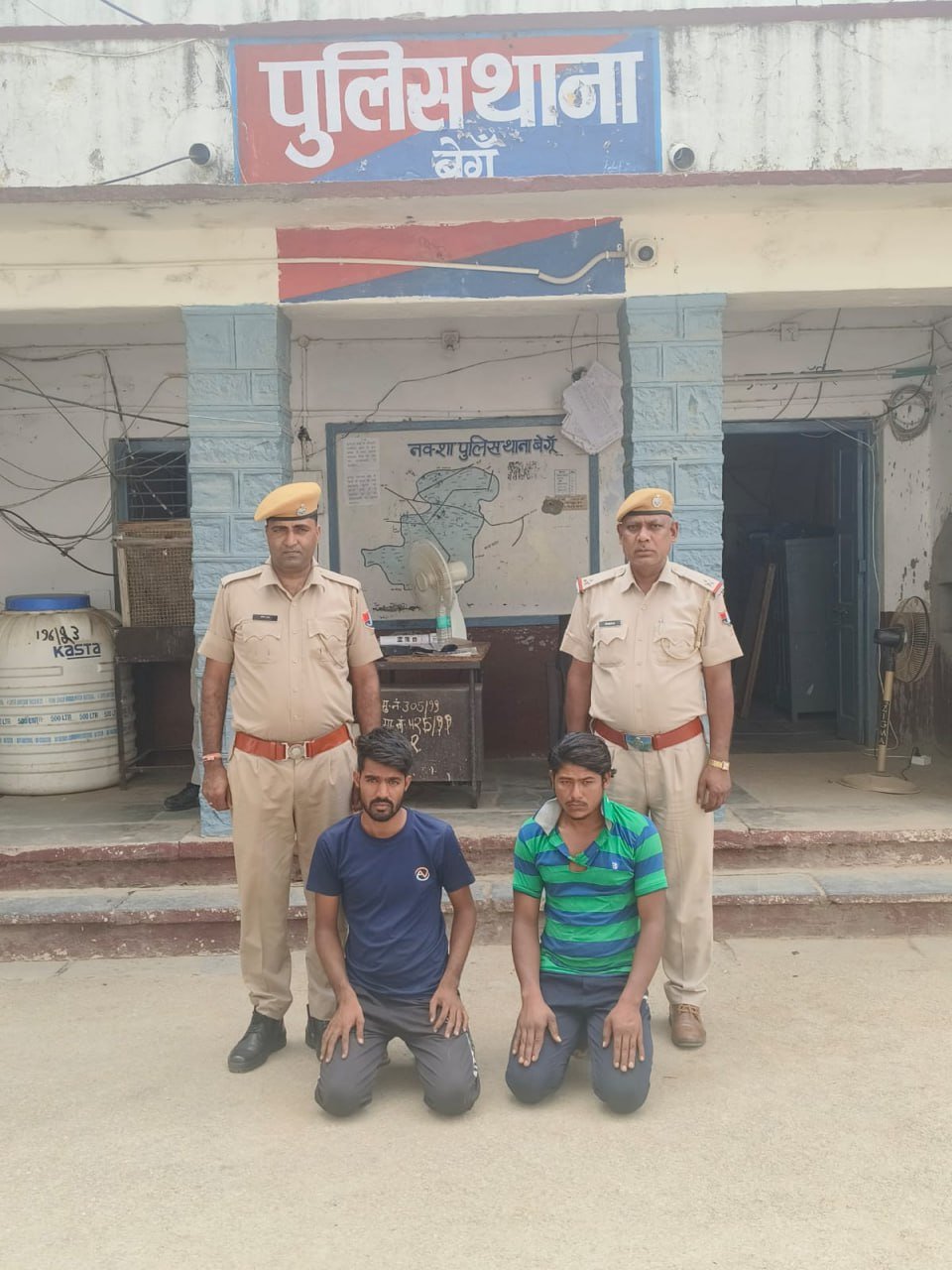 CHITTORGARH // हत्या के प्रयास के गंभीर मामलों में करीब डेढ़ साल से फरार चल रहे दो आरोपियों को गिरफ्तार