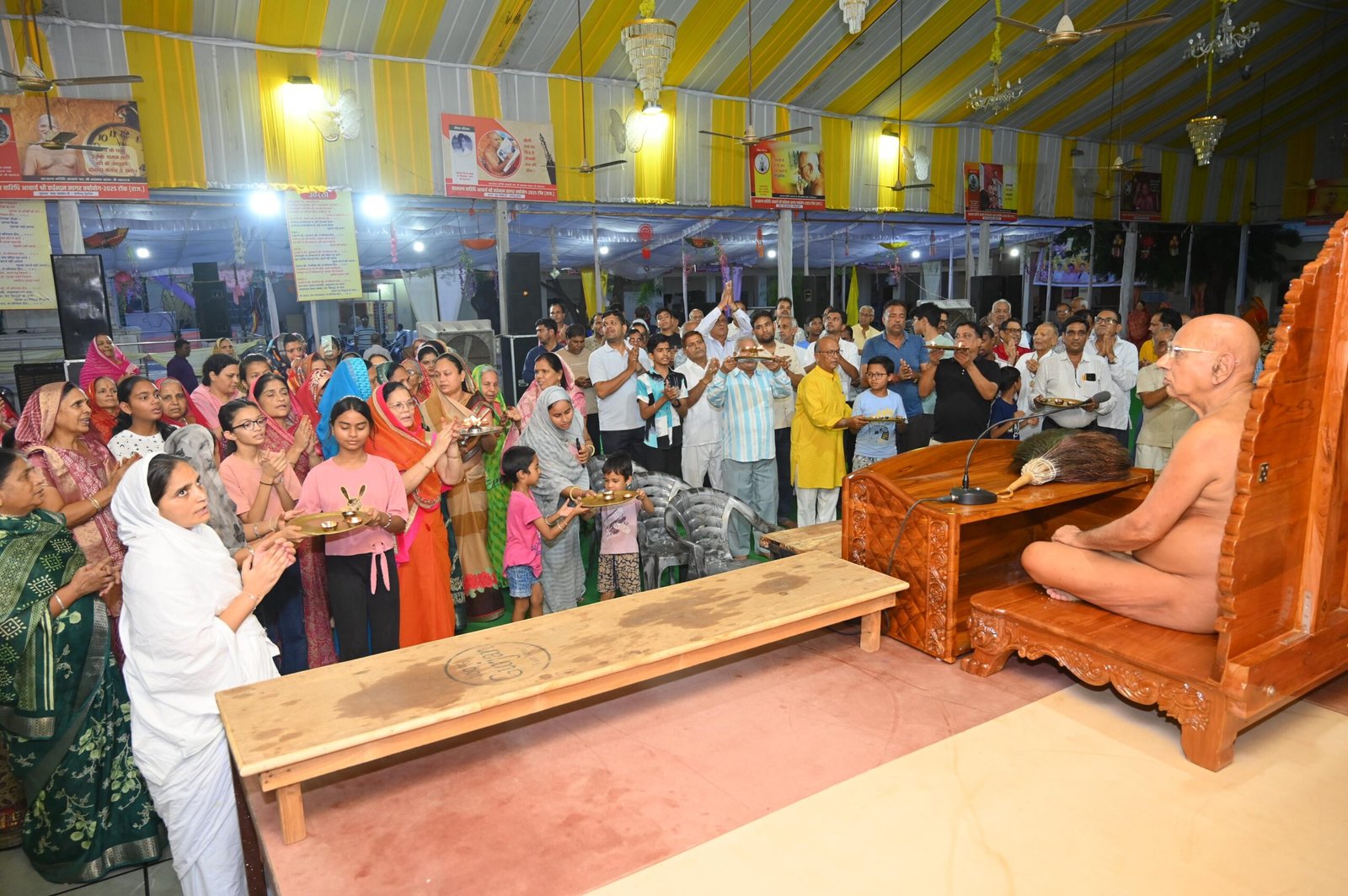 TONK// टोंक जैन नसिया में आचार्य वर्धमान सागर जी की मंगल देशना