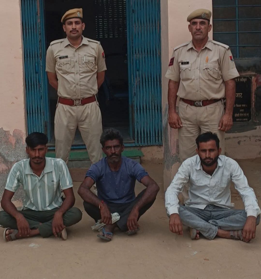 BIKANER // जसरासर पुलिस की कार्रवाई, सोशल मीडिया पर गाली गलौच करने वाले तीन आरोपी गिरफ्तार