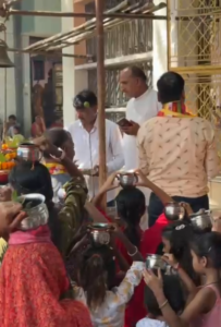 कवाई में भव्य कलश यात्रा