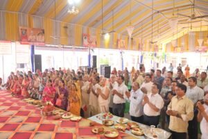 आचार्य श्री वर्धमान सागर जी संघ सानिध्य में भव्य पूजन