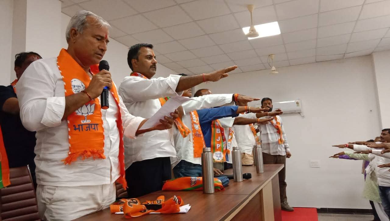 TONK// देवली-उनियारा में BJP का आत्मनिर्भर भारत संकल्प सम्मेलन — विधायक ने दिलाया संकल्प