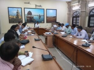 मिशन “हरियालो राजस्थान” को गति देने के लिए जिला स्तरीय टास्क फोर्स की समीक्षा बैठक आयोजितजिले में पर्यावरण संरक्षण के लिए समन्वित कार्रवाई के निर्देश